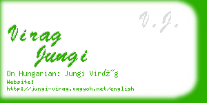 virag jungi business card